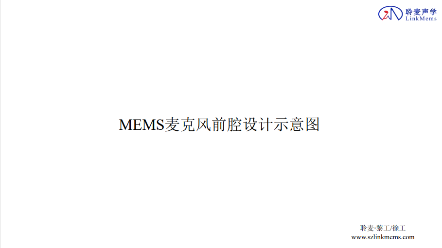 MEMS麦克风前腔设计示意图(图1)